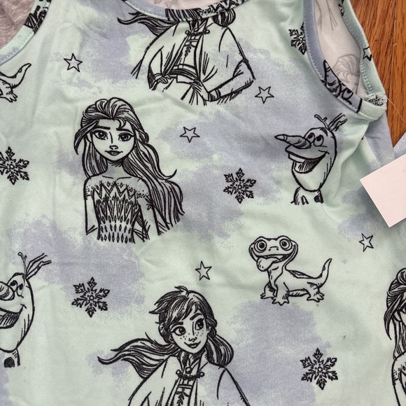 (2) Toddler girls size 2T Disney Princess frozen spring summer dresses - Picture 2 of 5